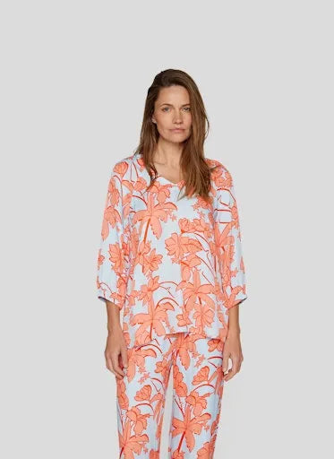 Rabe loose fit print top 54 224100