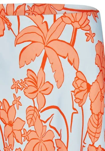Rabe floral print maxi skirt