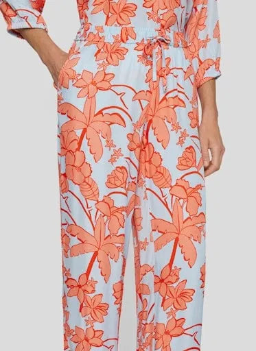 Rabe slim leg print trousers 54 224154