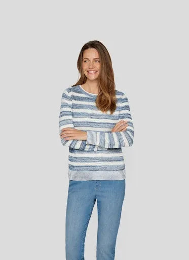 Rabe loose knot stripe sweater 54 113602