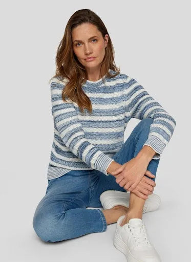 Rabe loose knot stripe sweater 54 113602