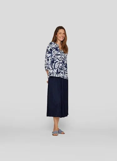 Rabe bold floral print top 54 223101
