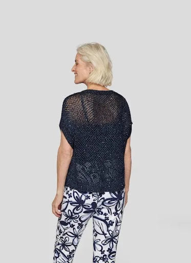 Rabe loose knit sequin sweater 54 223604