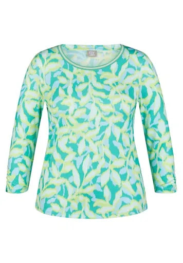 Rabe 3/4 sleeve print top 54 211350