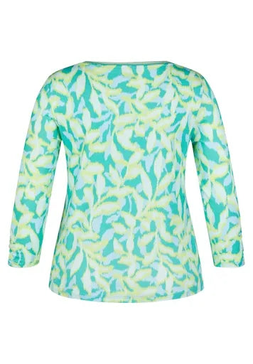 Rabe 3/4 sleeve print top 54 211350