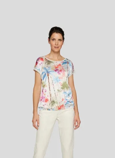 Rabe palm tree print top 54 124364
