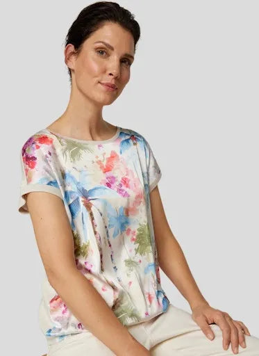 Rabe palm tree print top 54 124364