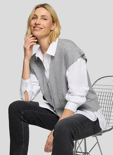 Rabe cap sleeve waistcoat 55-221572