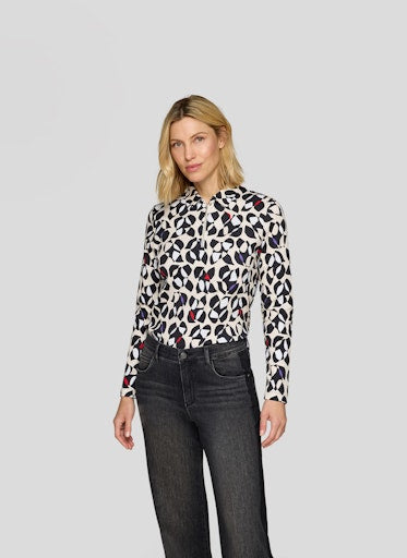 Rabe 1/4 zip polo top 55-113359