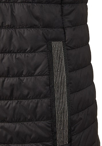 Rabe black zip gilet 55-213870