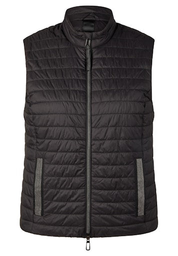 Rabe black zip gilet 55-213870