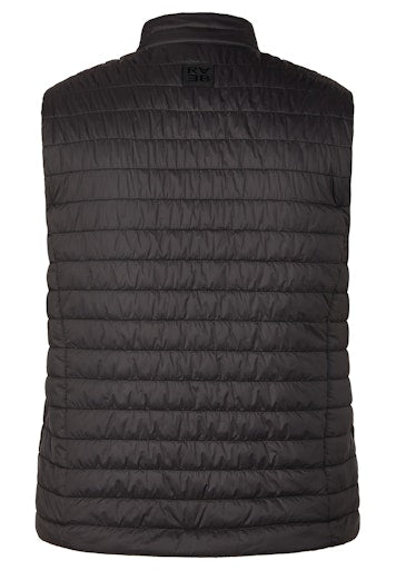 Rabe black zip gilet 55-213870