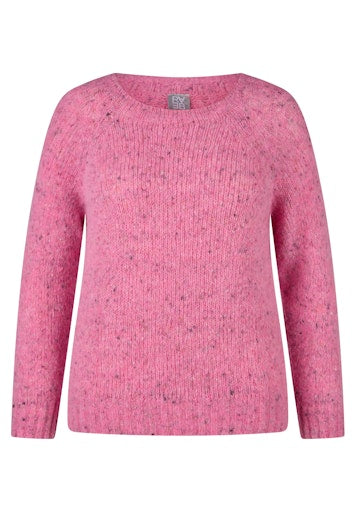 Rabe Soft Pink Alpaca Blend Sweater in a Relaxed Fit 55-222616