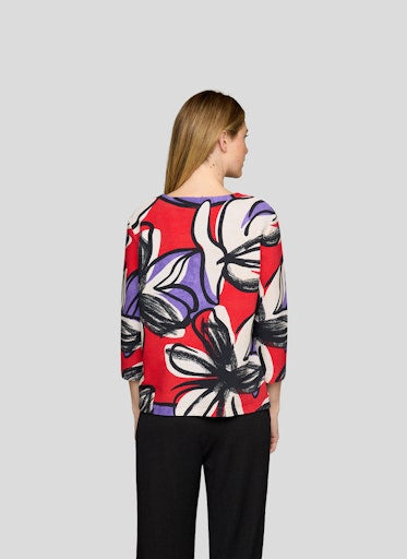 Rabe large floral print top 55-213358