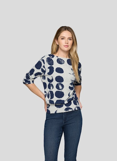 Rabe circle print sweater 55-114360