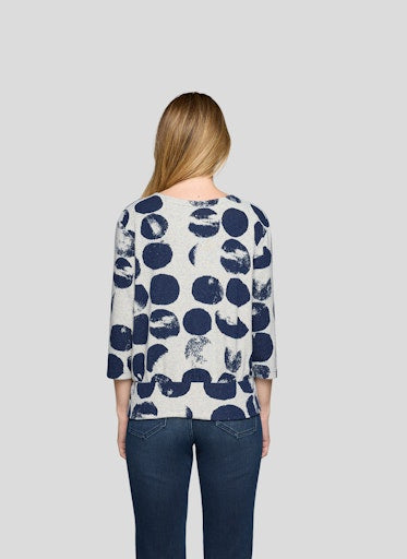 Rabe circle print sweater 55-114360