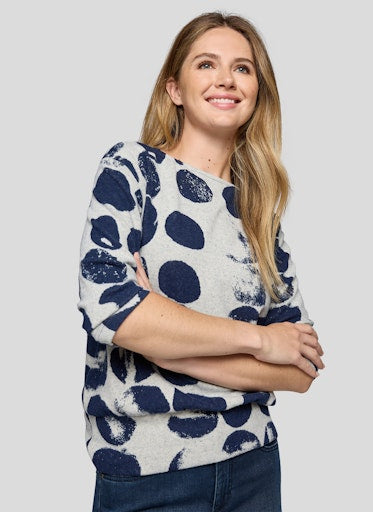 Rabe circle print sweater 55-114360