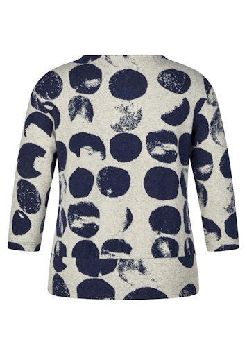 Rabe circle print sweater 55-114360