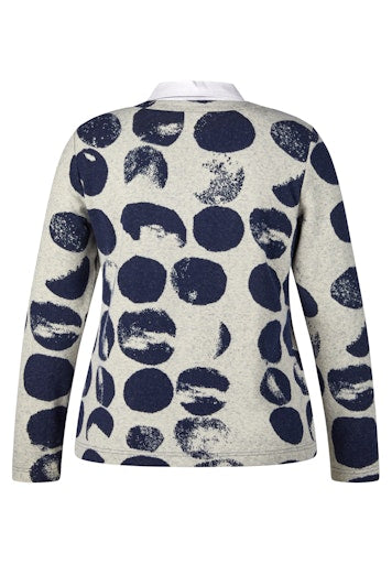Rabe sweater with undershirt 55-114366