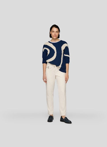 Rabe patterned sweater 55-214605