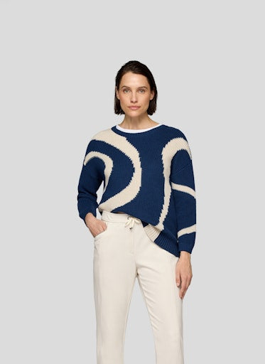 Rabe patterned sweater 55-214605