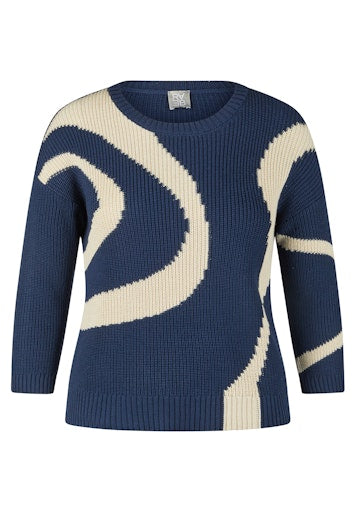 Rabe patterned sweater 55-214605