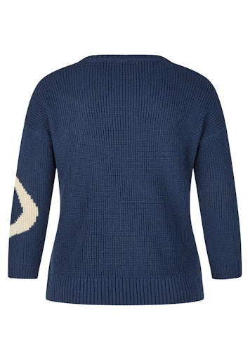 Rabe patterned sweater 55-214605