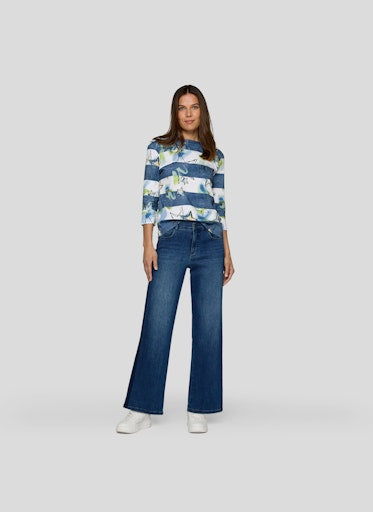 Rabe stripe and patterned top 55-111357