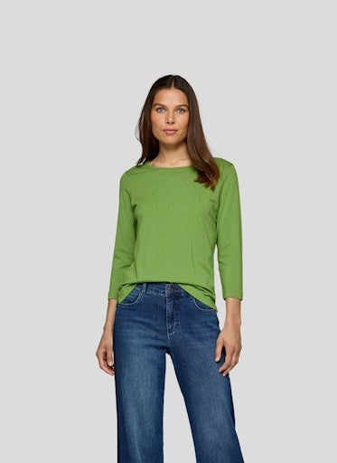 Rabe 3/4 sleeve studded t-shirt 55-211302