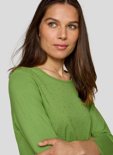 Rabe 3/4 sleeve studded t-shirt 55-211302