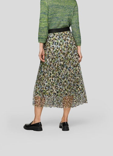Rabe mesh pleated skirt 55-211140