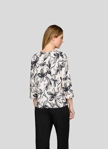 Rabe 3/4 sleeve floral print top 55-213351