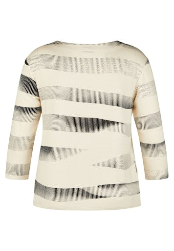Rabe 3/4 sleeve print top 55-213352