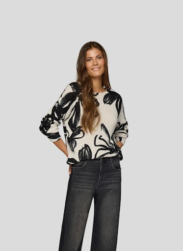 Rabe floral print sweater 55-213600