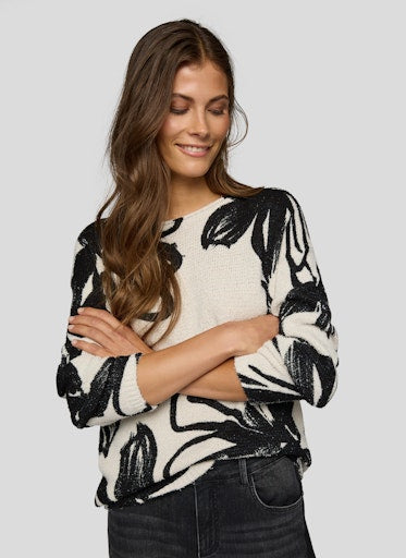 Rabe floral print sweater 55-213600