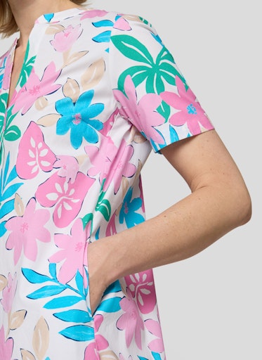 Rabe Multi Floral Tunic Dress