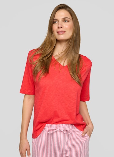 Rabe Coral V-Neck T-Shirt – Short Sleeve