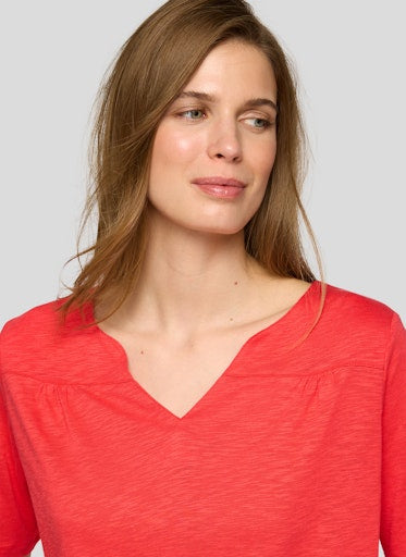 Rabe Coral V-Neck T-Shirt – Short Sleeve