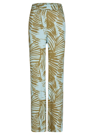 Rabe Azure Tropical Print Wide-Leg Trousers