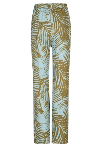 Rabe Azure Tropical Print Wide-Leg Trousers
