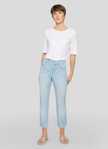 Rabe Light Denim Slim Crop Jeans – 3/4 Length
