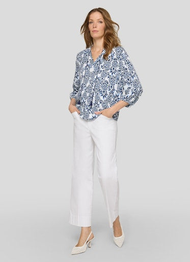 Rabe Blue Print Loose Fit Top