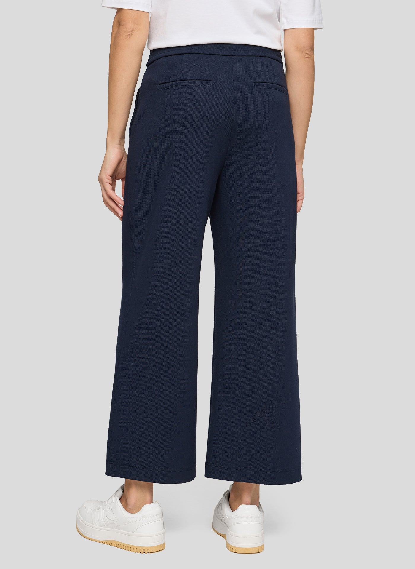 Rabe Marine Wide Leg Cropped Trousers 56-114455