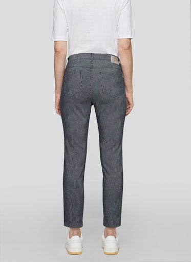 Rabe Marine Fine Stripe Slim Leg 5-Pocket Trousers