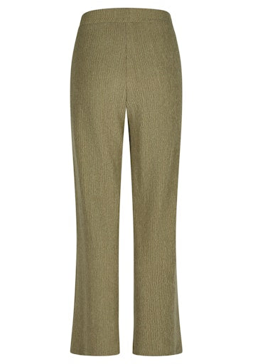 Rabe Thyme Green Wide-Leg Cropped Trousers