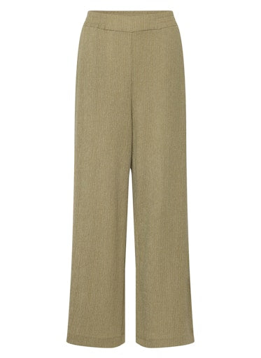 Rabe Thyme Green Wide-Leg Cropped Trousers