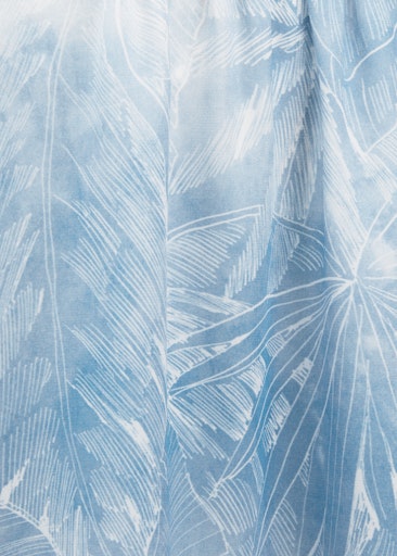 Riani Blue Print Long-Sleeve Viscose Blouse