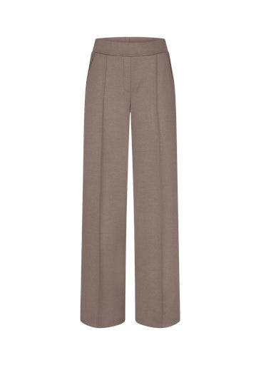 Riani Ash Wide Leg Trousers in Flowing Stretch Viscose Blend Pull-On Trousers