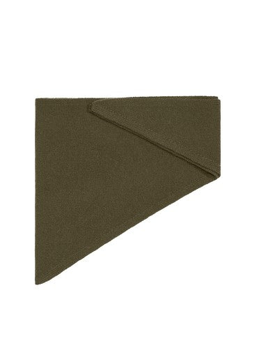 Riani Olive Wool Cashmere Blend Triangular Scarf 689985-8282