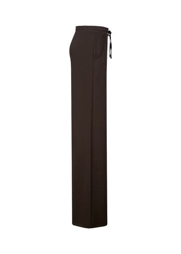 Riani Ebony Wide Leg Trousers – Soft Stretch Pull-On Trousers with Drawstring Waist